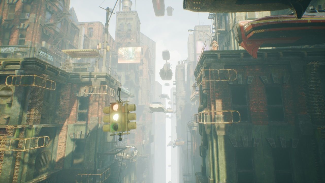 cyberpunk - High City Low-poly 3D model_11