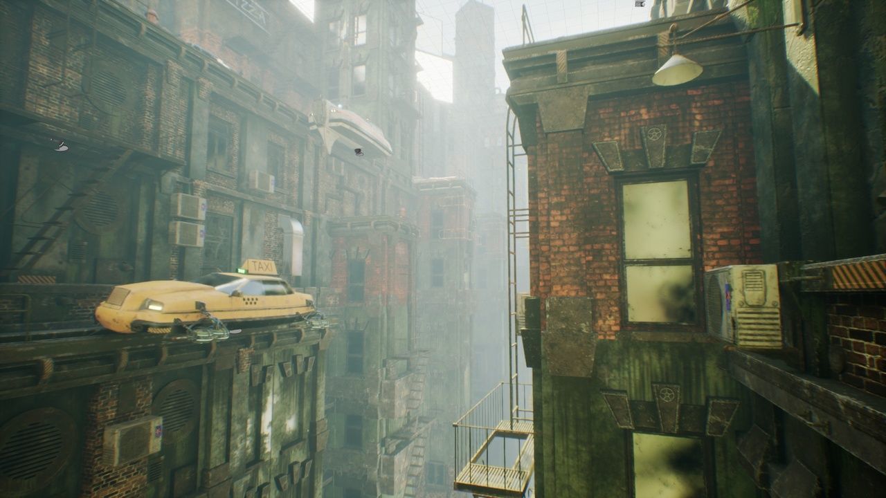 cyberpunk - High City Low-poly 3D model_9