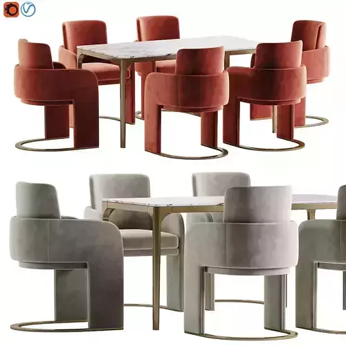 dooq dining chair canto table