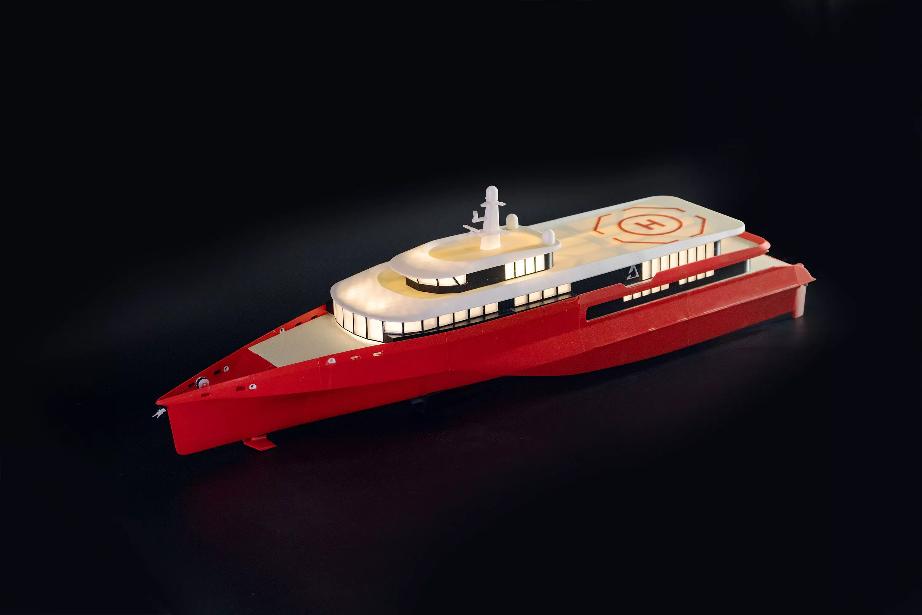 RC Jet Superyacht 3D print model_0