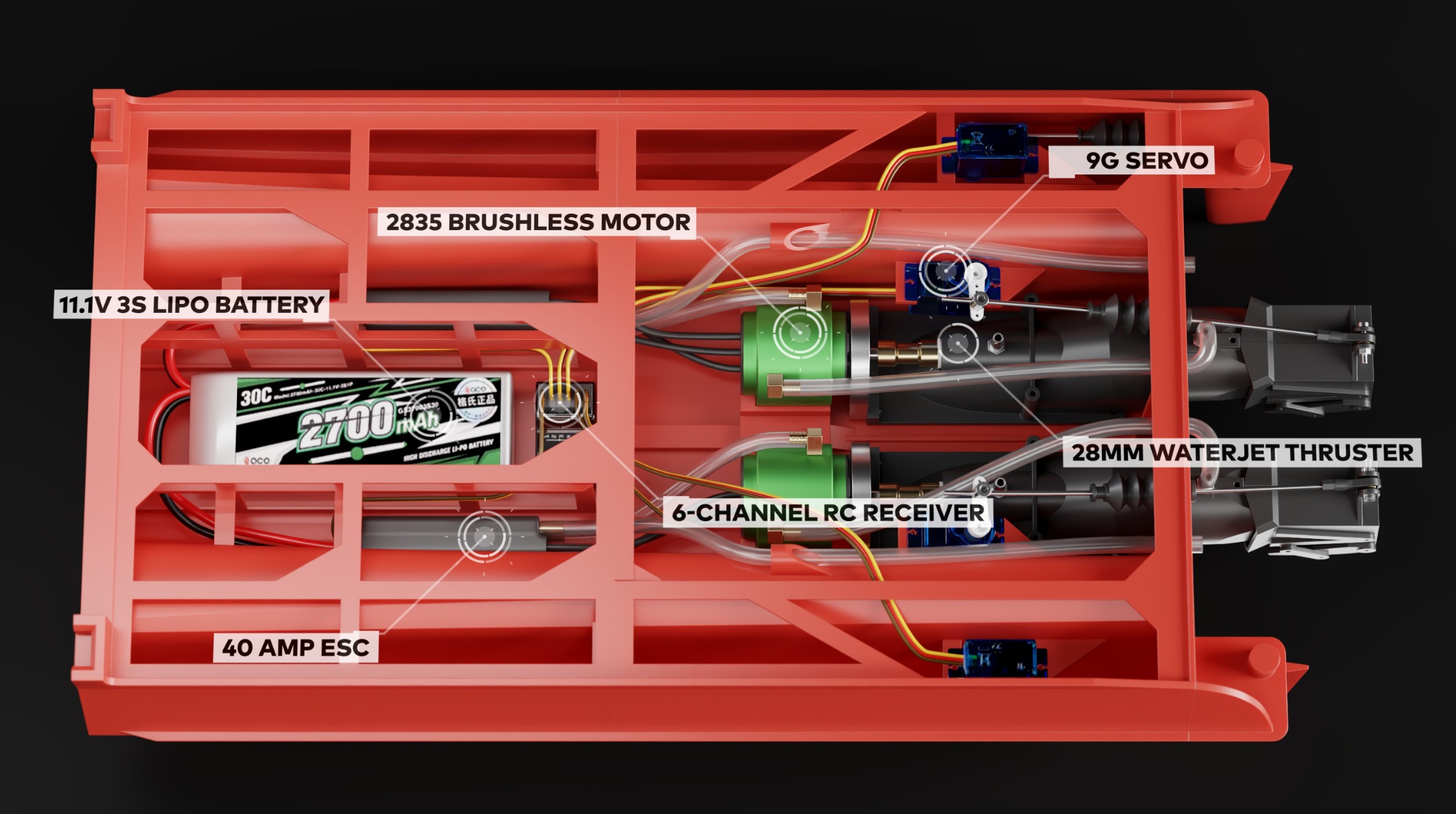 RC Jet Superyacht 3D print model_17