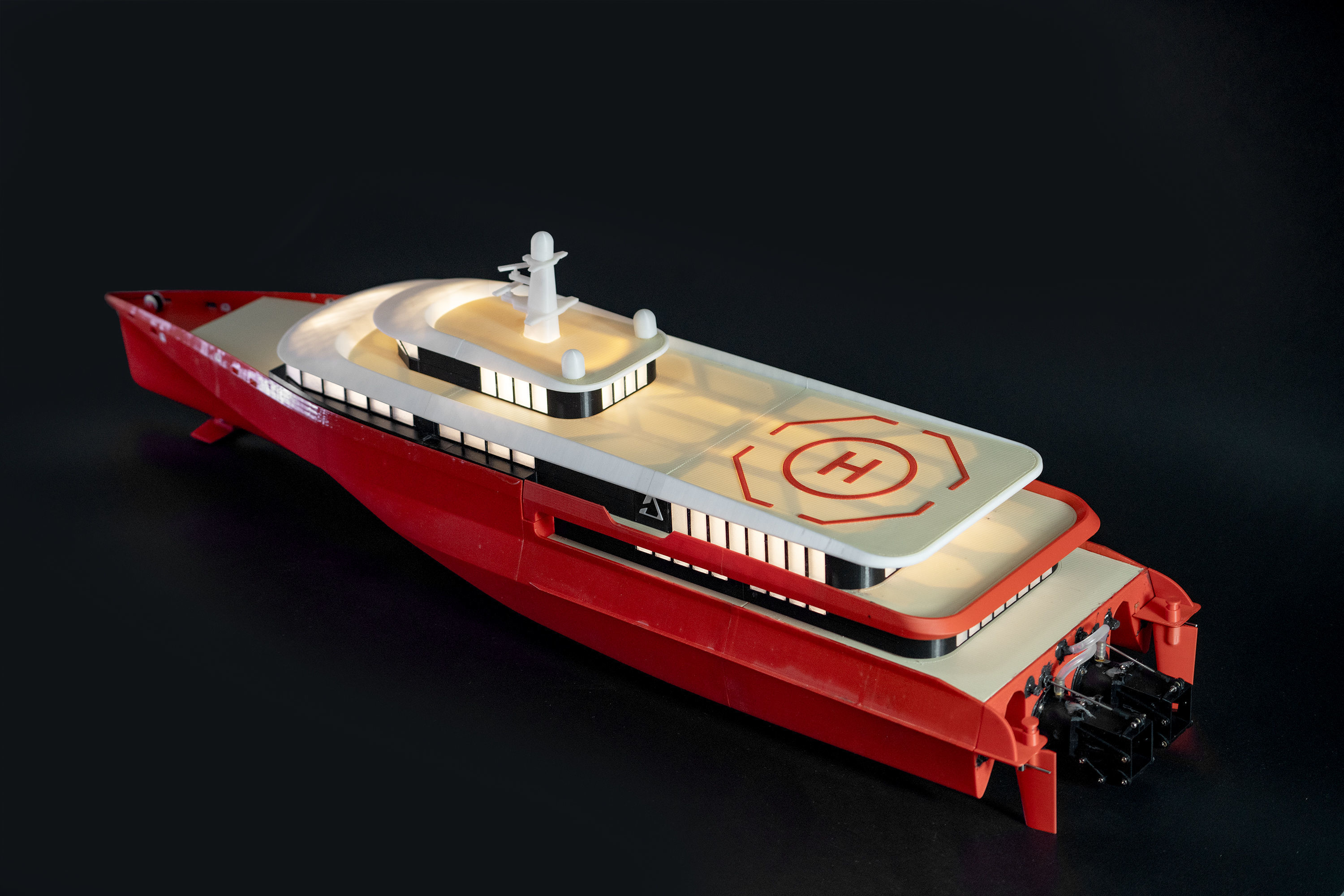 RC Jet Superyacht 3D print model_6
