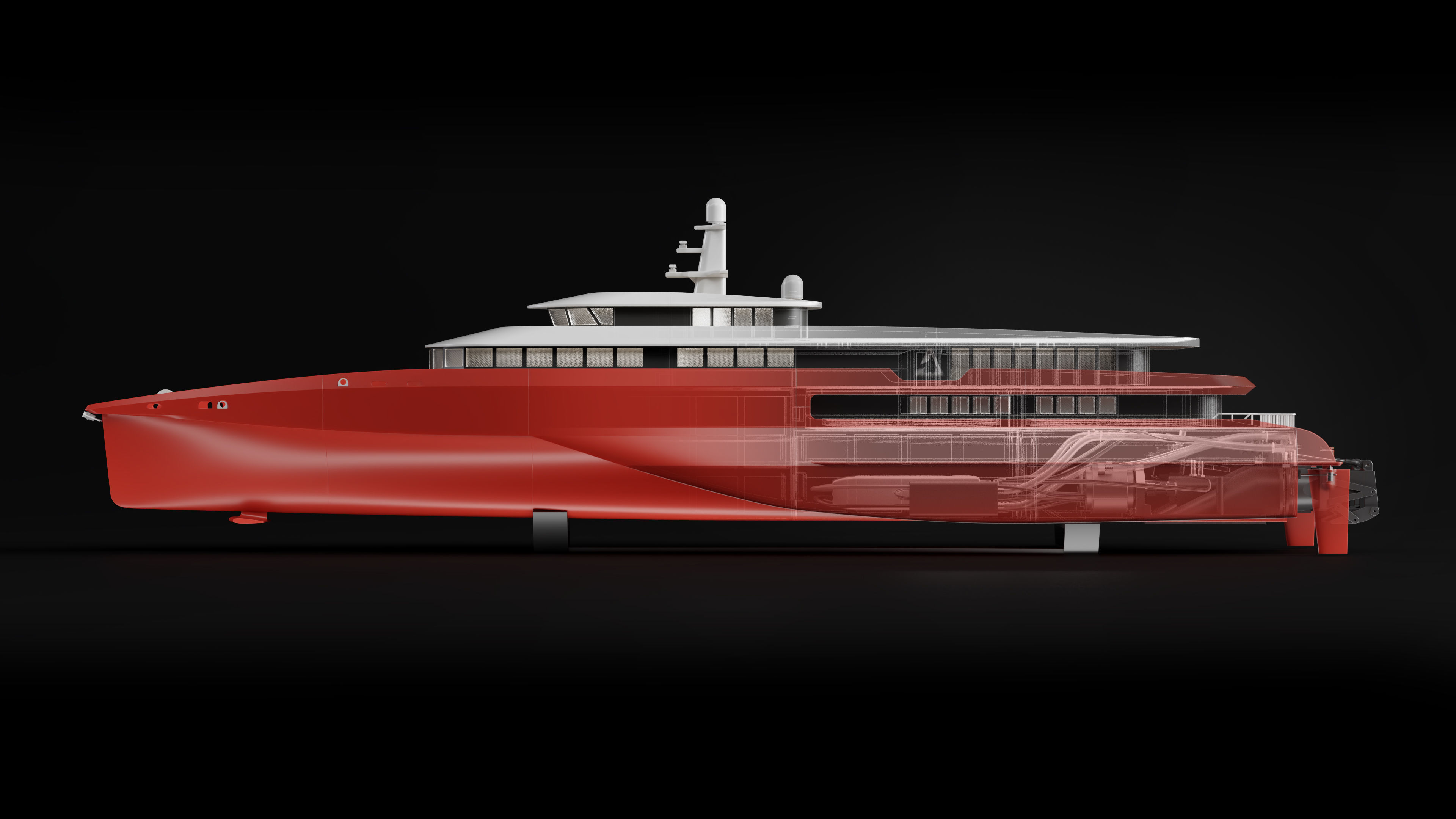RC Jet Superyacht 3D print model_16