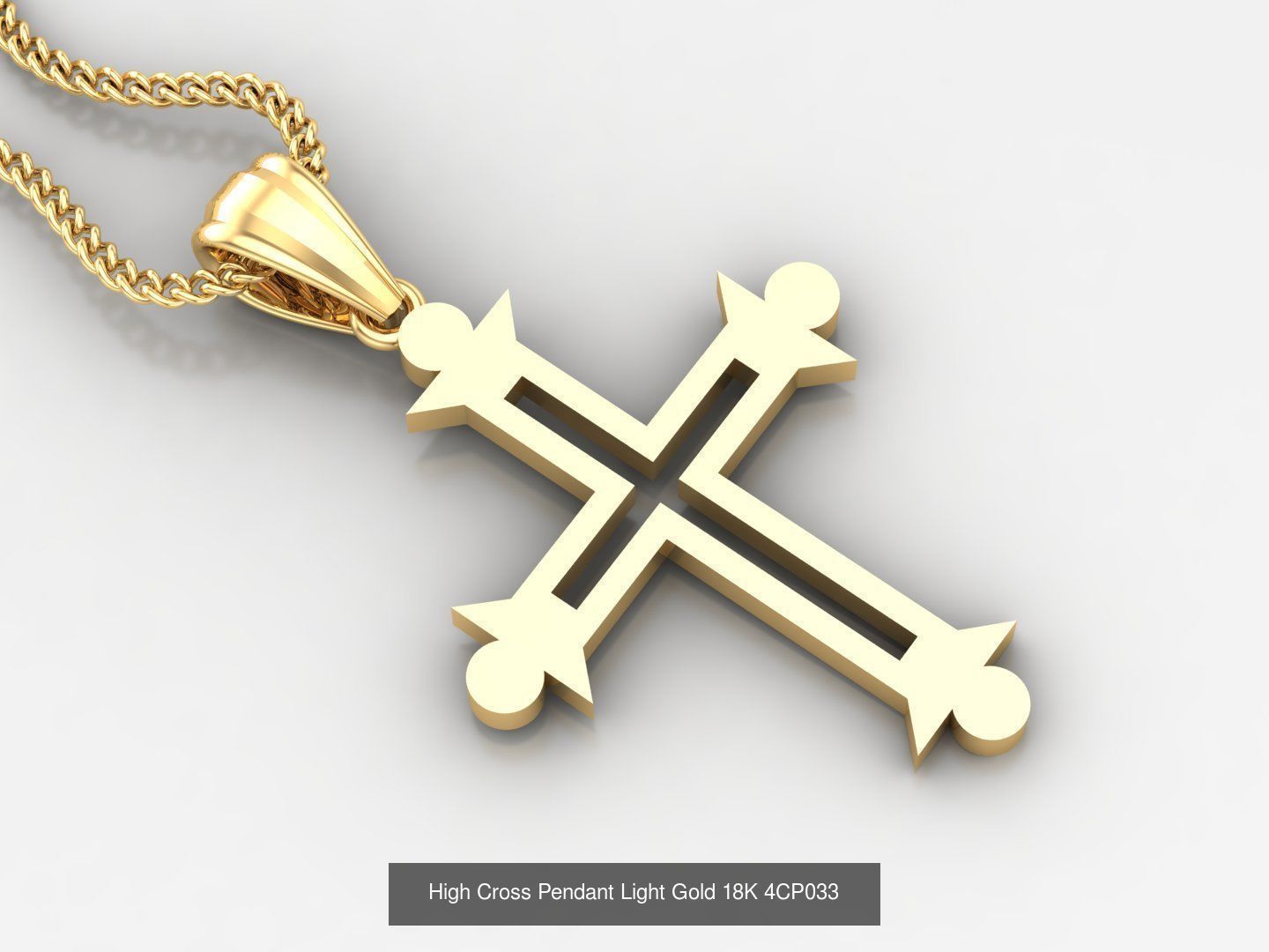 100 STL 3DM Cross Pendant Jewelry Bulk Discount Version 4 3D Model Collection_73