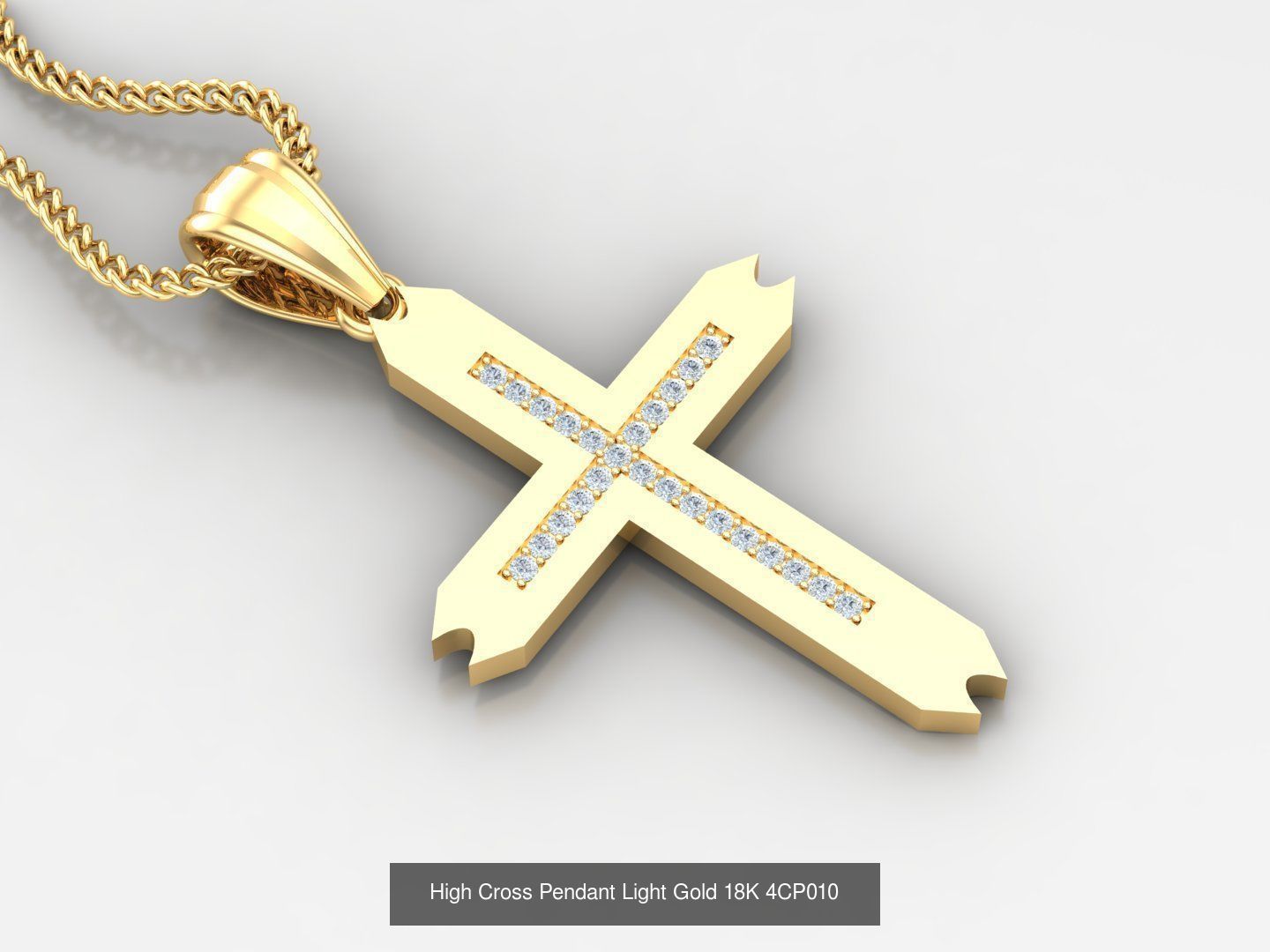 100 STL 3DM Cross Pendant Jewelry Bulk Discount Version 4 3D Model Collection_96