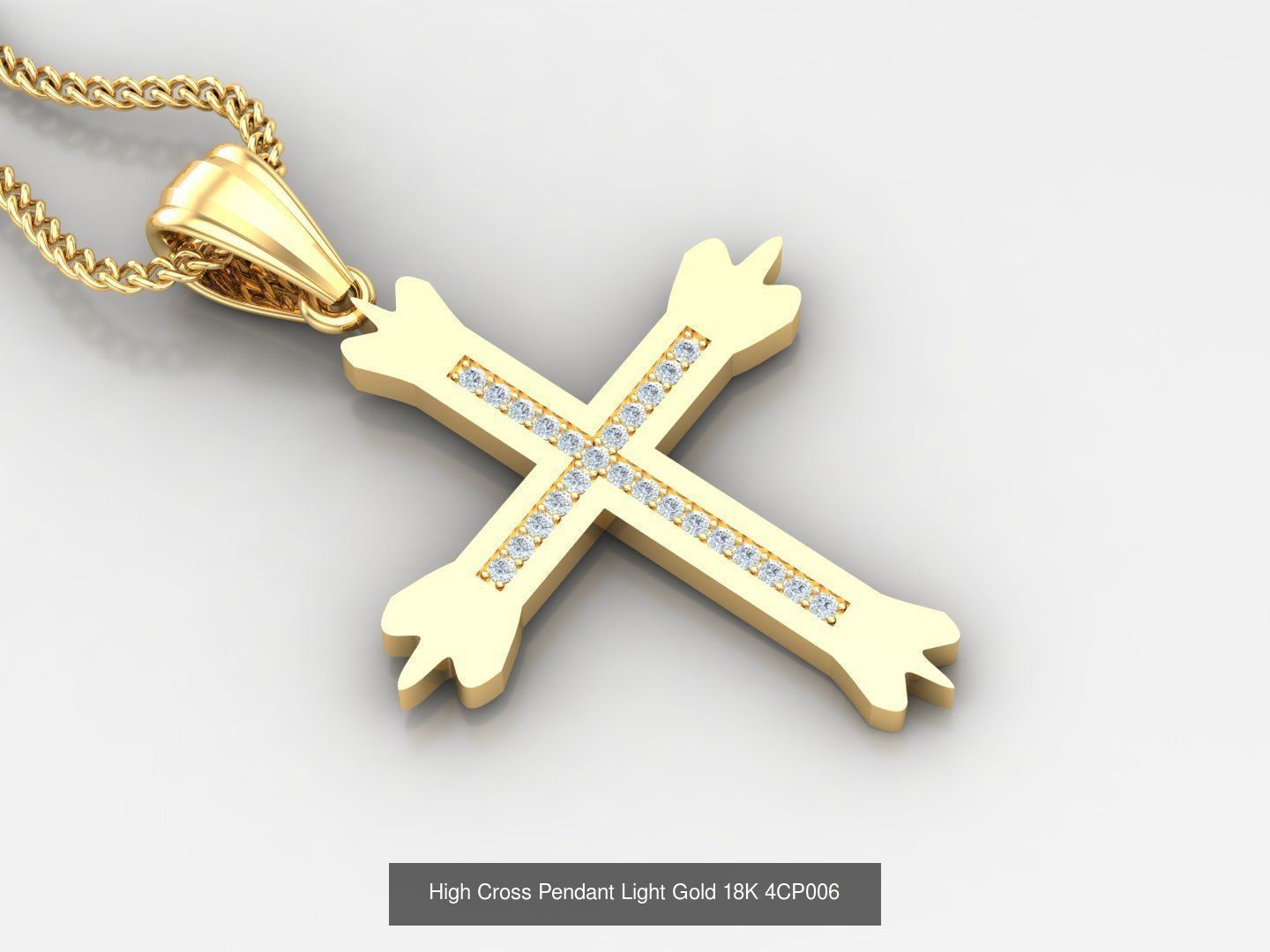 100 STL 3DM Cross Pendant Jewelry Bulk Discount Version 4 3D Model Collection_100