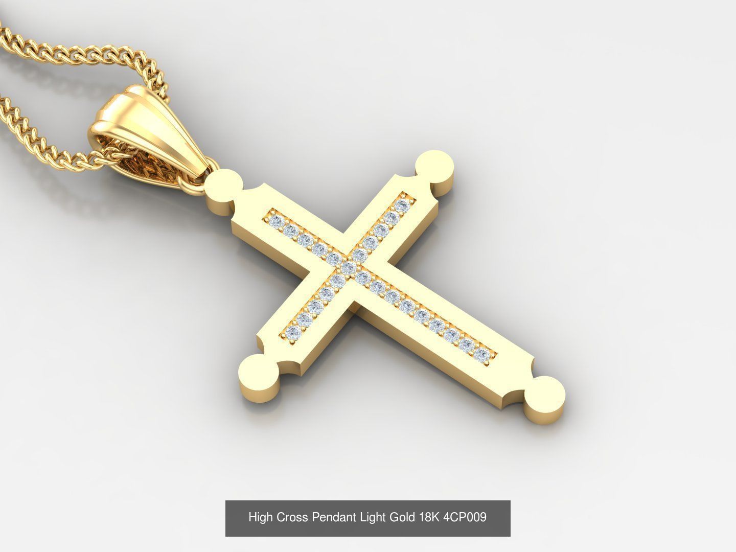 100 STL 3DM Cross Pendant Jewelry Bulk Discount Version 4 3D Model Collection_97