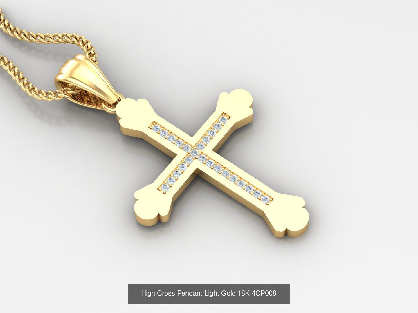 100 STL 3DM Cross Pendant Jewelry Bulk Discount Version 4 3D Model Collection_98