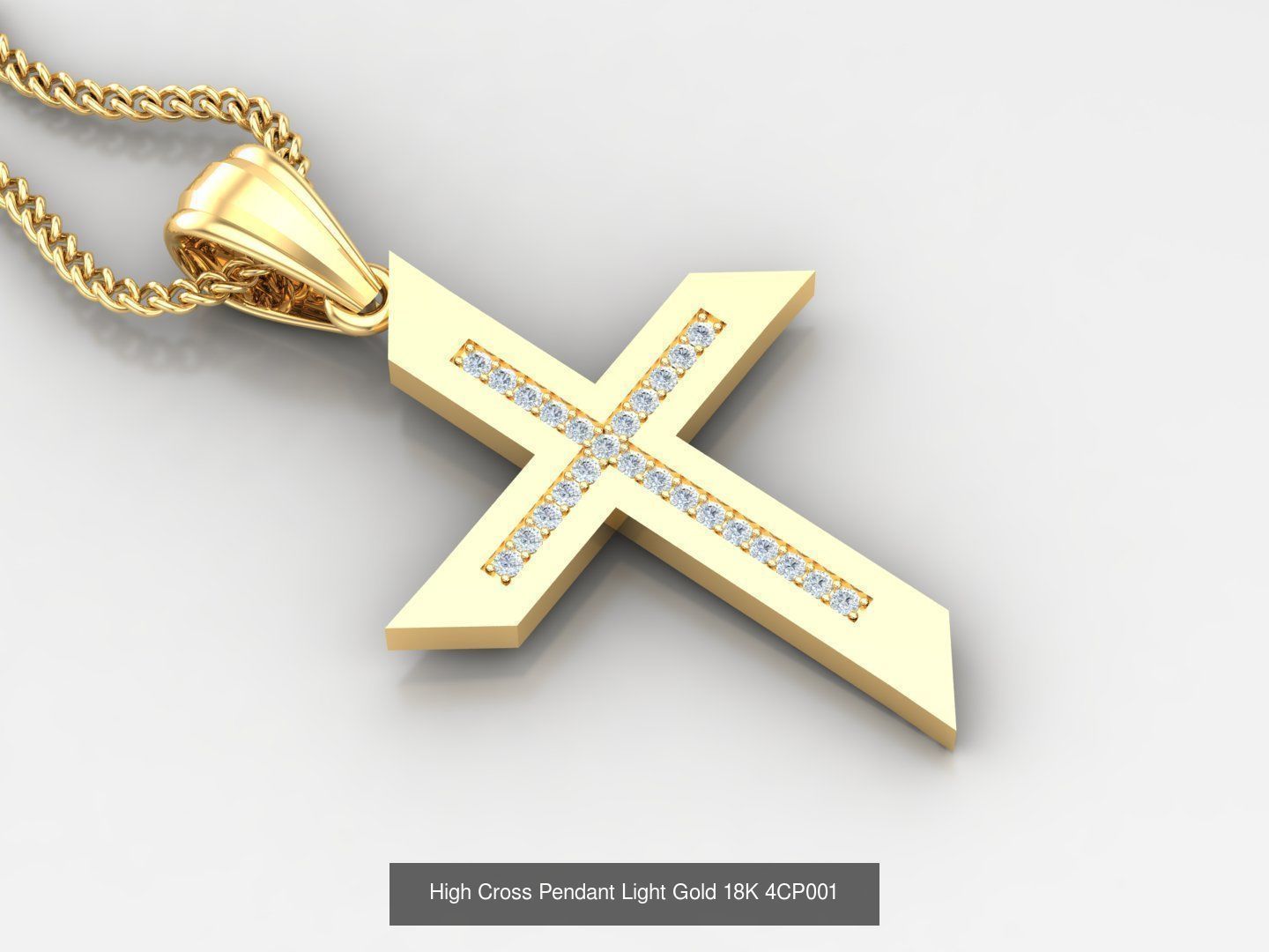 100 STL 3DM Cross Pendant Jewelry Bulk Discount Version 4 3D Model Collection_105