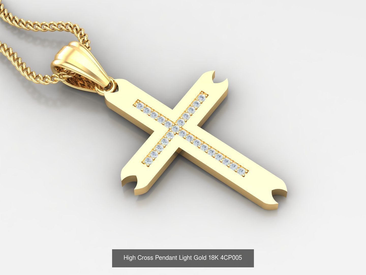 100 STL 3DM Cross Pendant Jewelry Bulk Discount Version 4 3D Model Collection_101