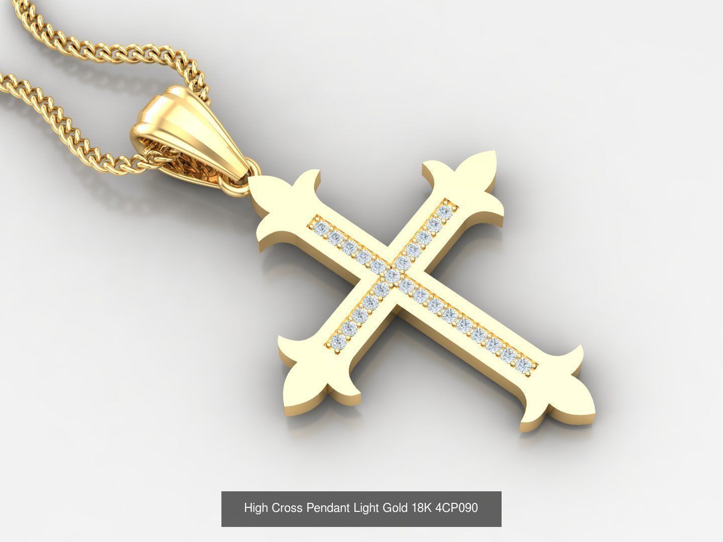 100 STL 3DM Cross Pendant Jewelry Bulk Discount Version 4 3D Model Collection_16