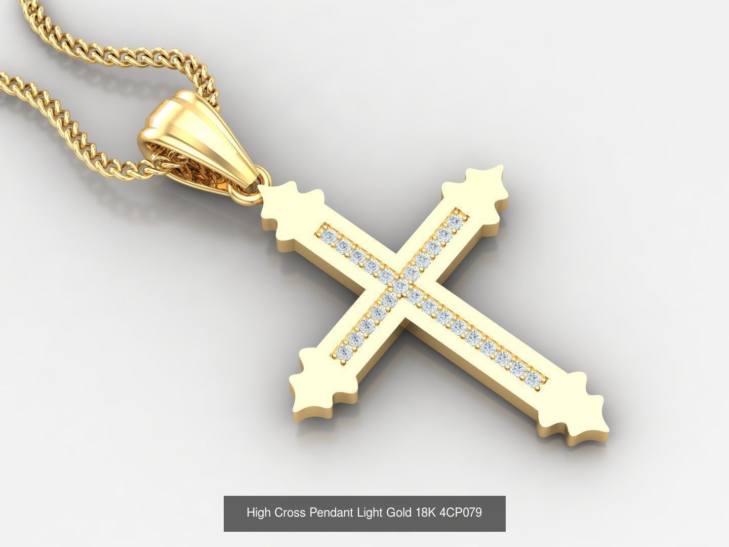 100 STL 3DM Cross Pendant Jewelry Bulk Discount Version 4 3D Model Collection_27