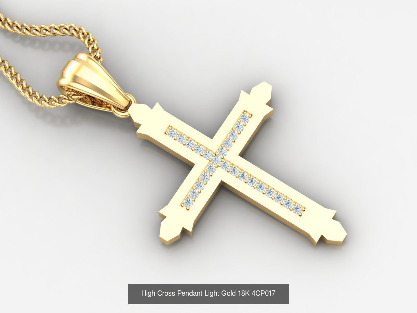 100 STL 3DM Cross Pendant Jewelry Bulk Discount Version 4 3D Model Collection_89