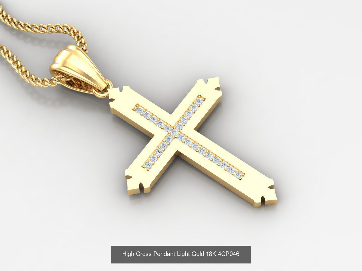 100 STL 3DM Cross Pendant Jewelry Bulk Discount Version 4 3D Model Collection_60