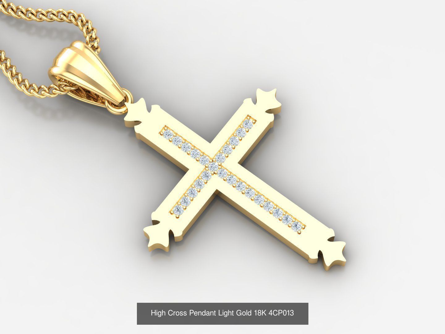 100 STL 3DM Cross Pendant Jewelry Bulk Discount Version 4 3D Model Collection_93