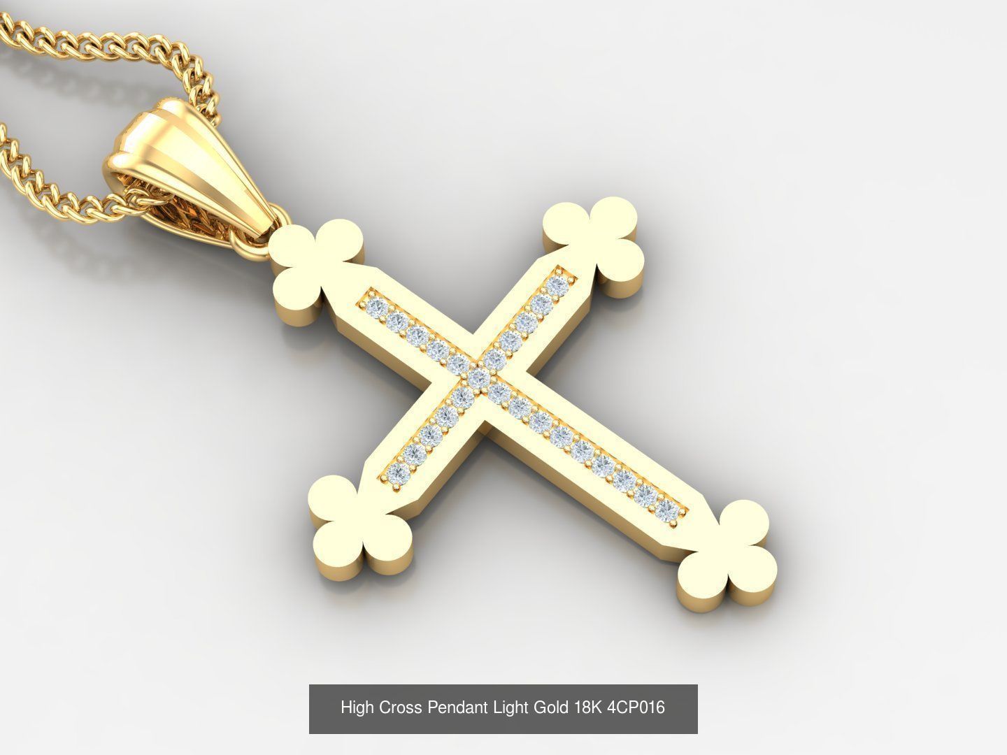 100 STL 3DM Cross Pendant Jewelry Bulk Discount Version 4 3D Model Collection_90