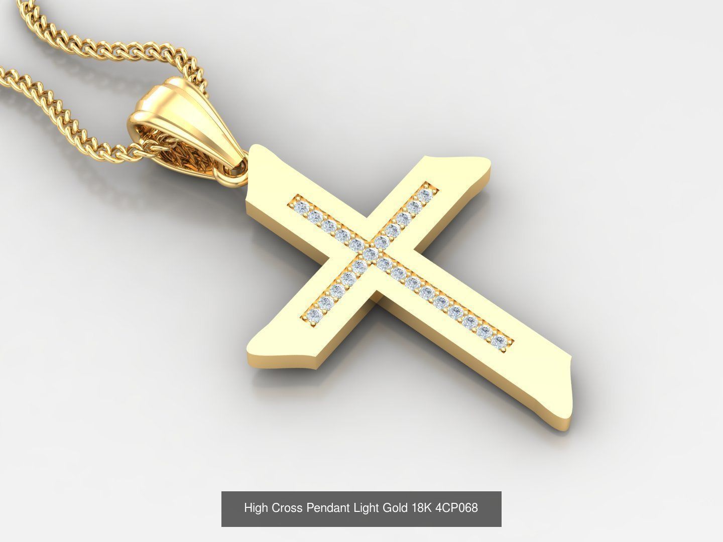100 STL 3DM Cross Pendant Jewelry Bulk Discount Version 4 3D Model Collection_38