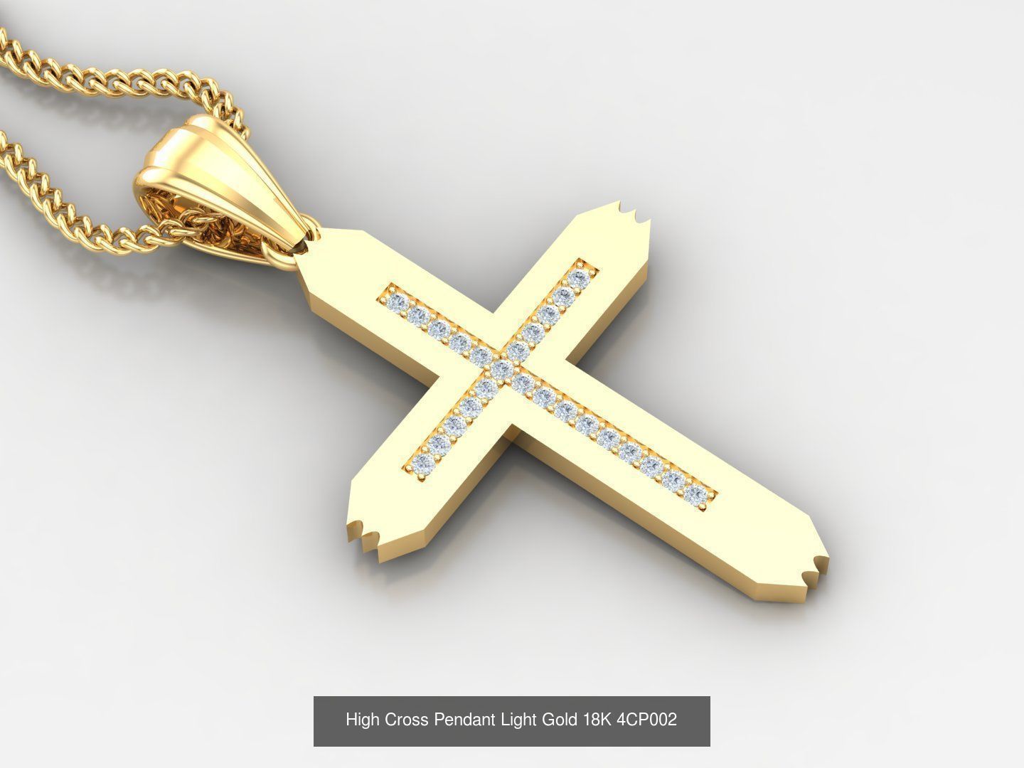 100 STL 3DM Cross Pendant Jewelry Bulk Discount Version 4 3D Model Collection_104