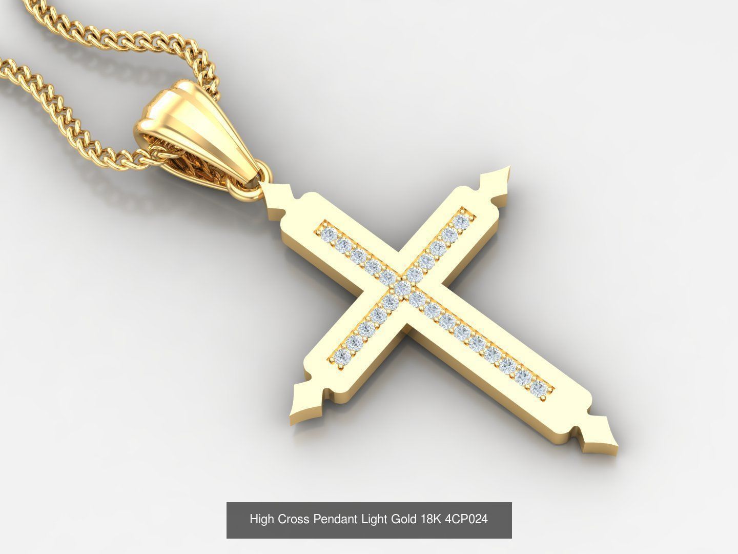 100 STL 3DM Cross Pendant Jewelry Bulk Discount Version 4 3D Model Collection_82