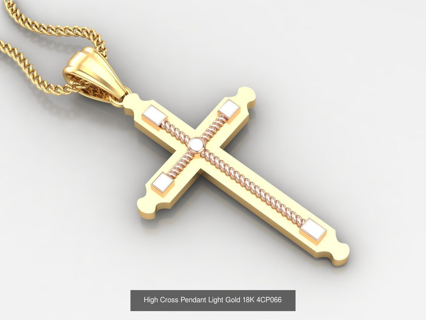 100 STL 3DM Cross Pendant Jewelry Bulk Discount Version 4 3D Model Collection_40