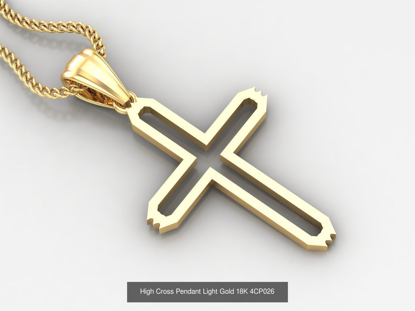 100 STL 3DM Cross Pendant Jewelry Bulk Discount Version 4 3D Model Collection_80
