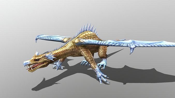 Fafnir Low-poly 3D model