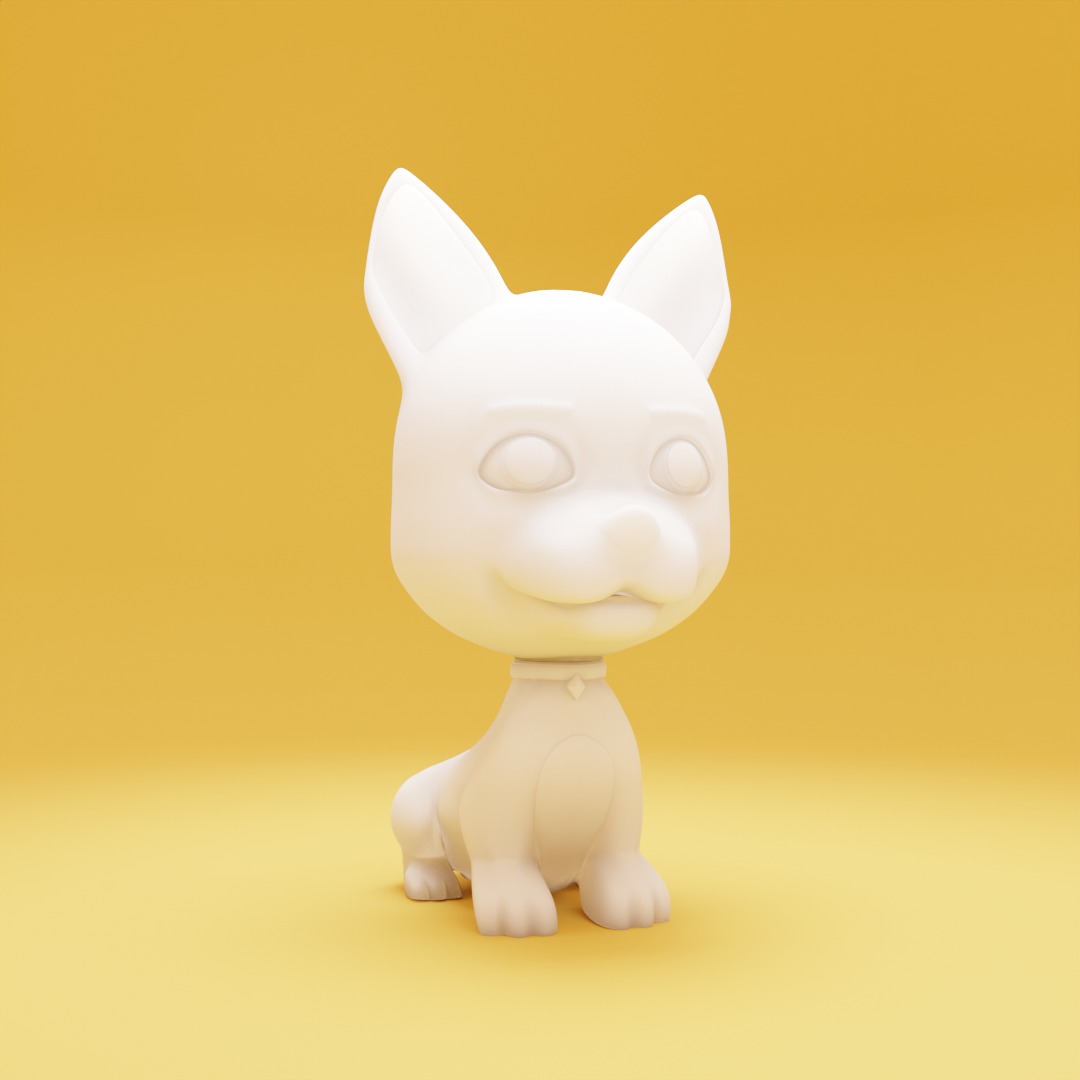 Little Dog 3D print model_1