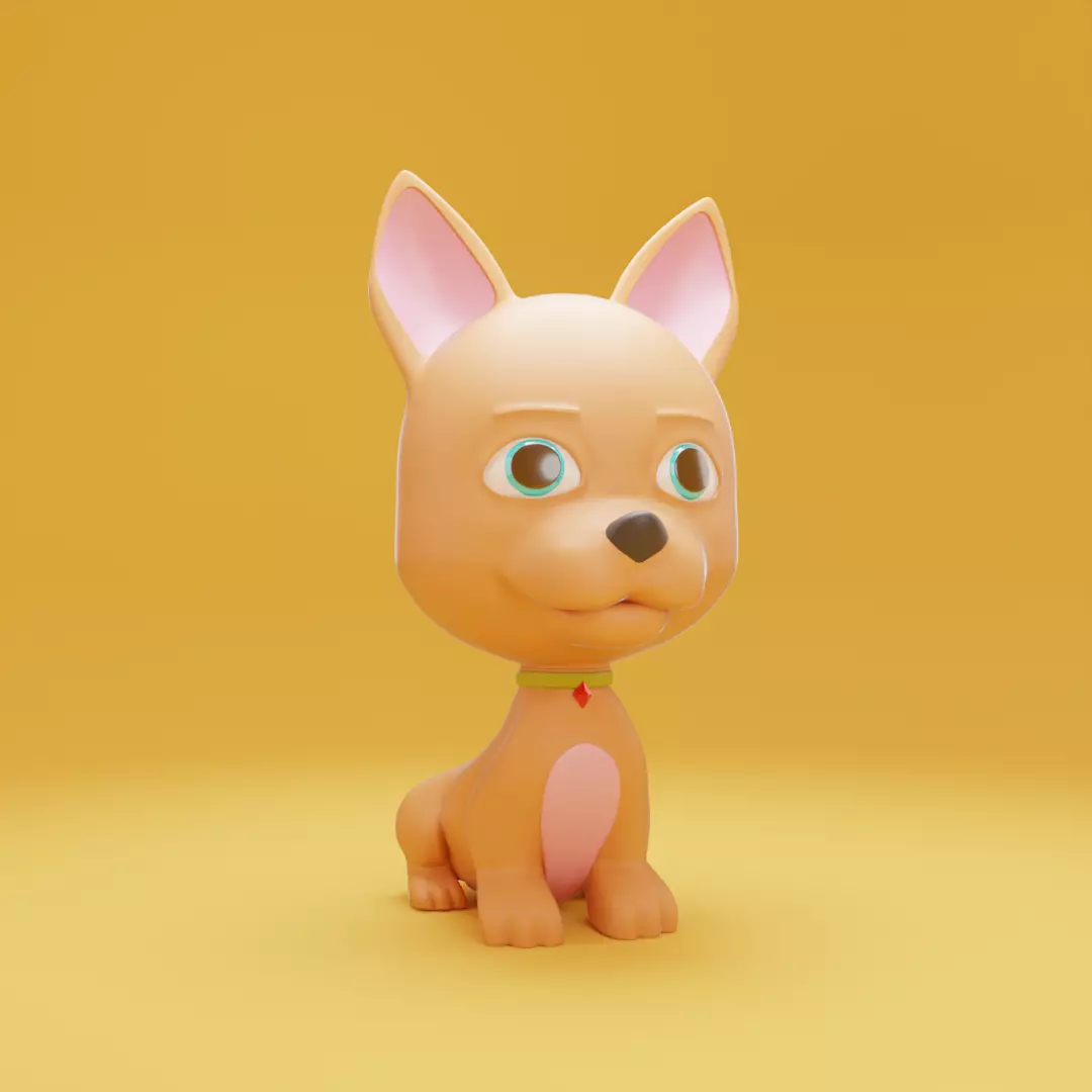 Little Dog 3D print model_0