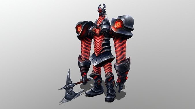 Nephilim Low-poly 3D model