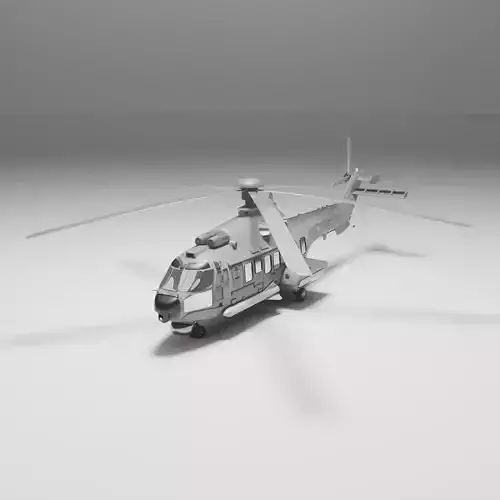 Helicopter H225M 3D print model