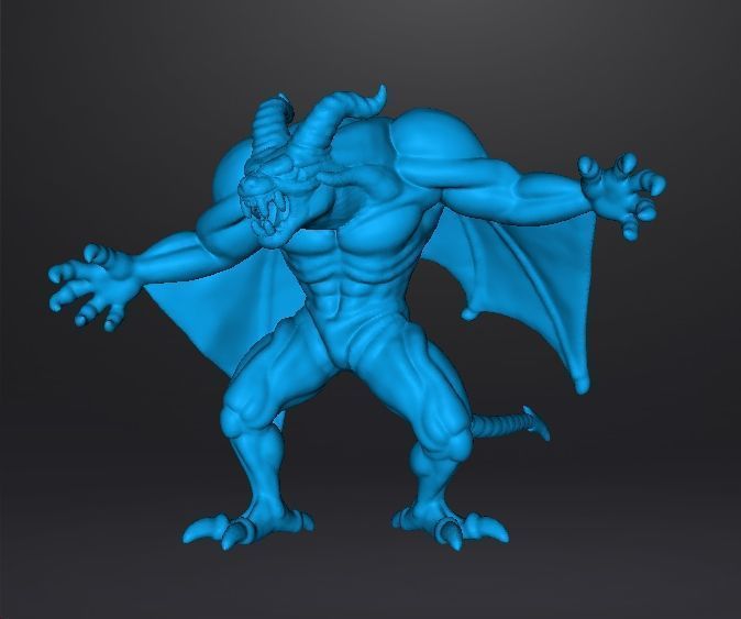 DRACULA DEMON FORM MONSTER MINIATURE MODEL HORROR FANTASY RPG DN 3D print model_11