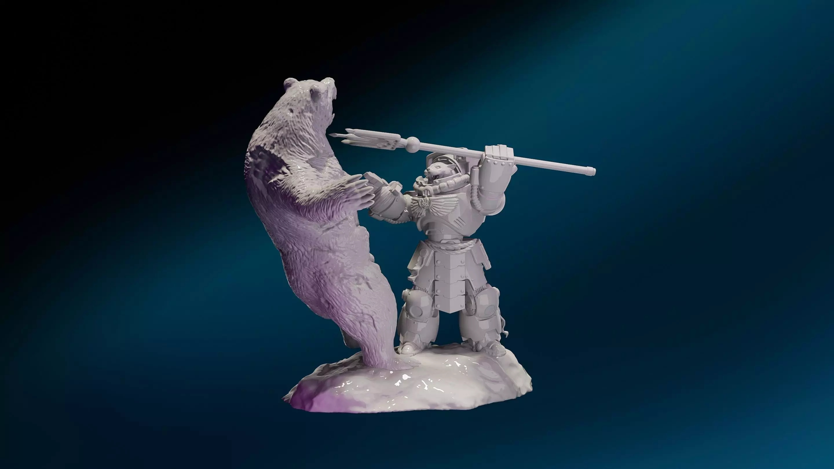 Last fight Ukrainian Hero cat miniature printable Free 3D print model