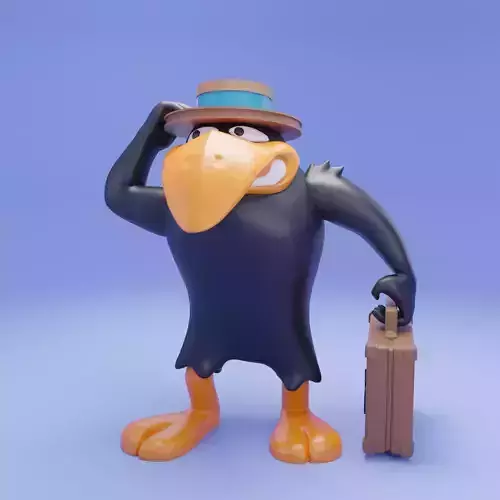 Jubelee from Woody Woodpecker 3D print model