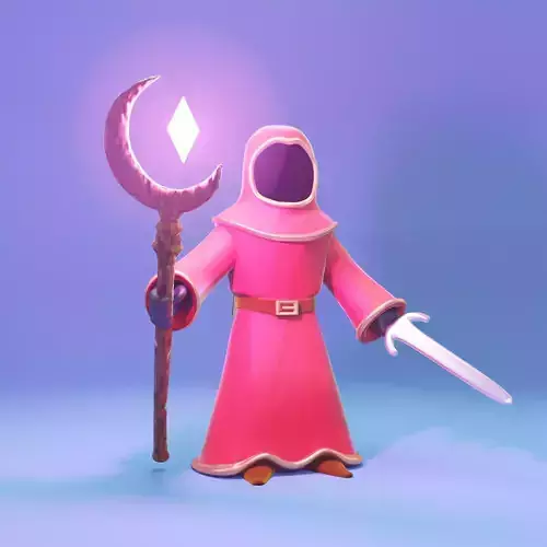 Magicka Wizard 3D print model