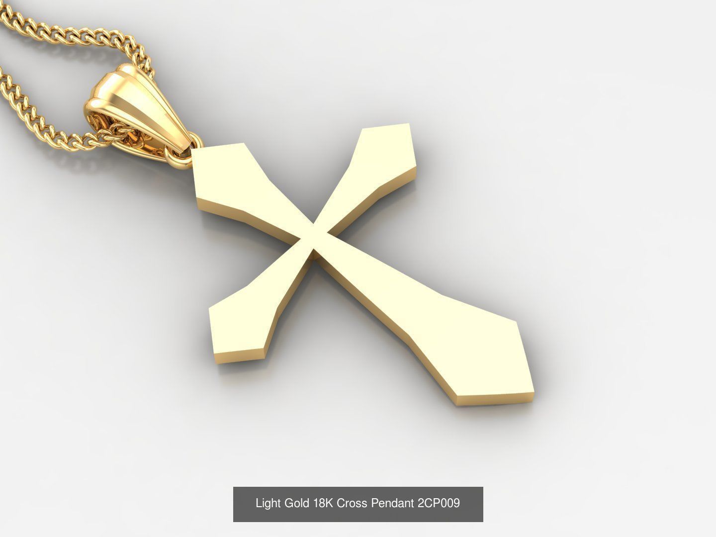 High Cross Pendant Jesus Christ Version 2 Bulk Sell Big Discount 3D Model Collection_91