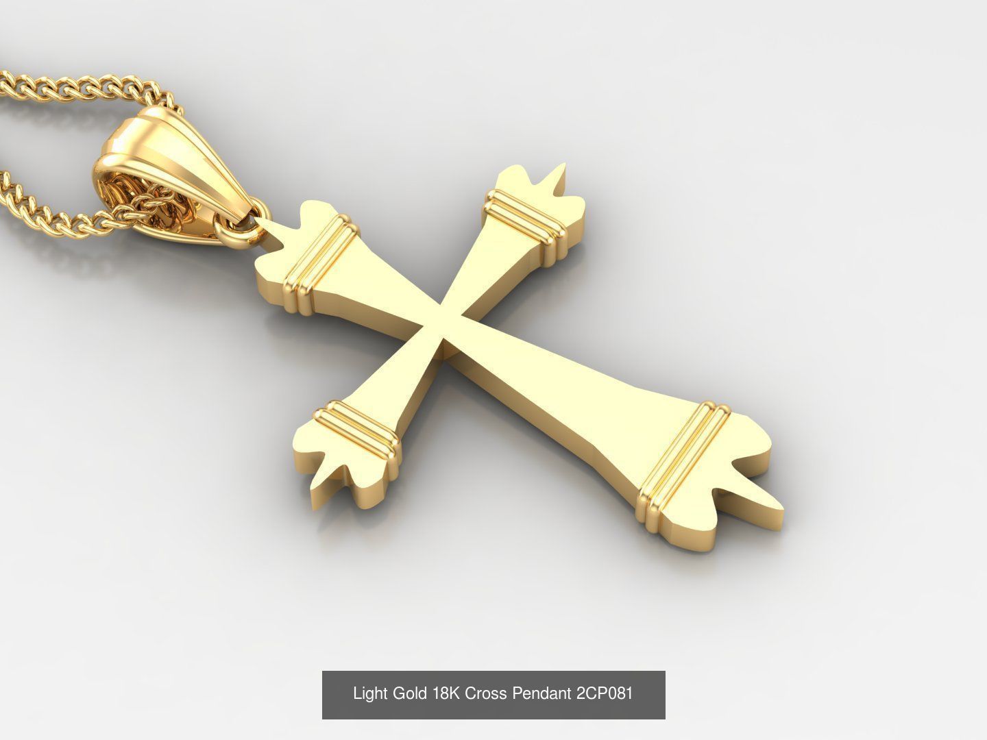 High Cross Pendant Jesus Christ Version 2 Bulk Sell Big Discount 3D Model Collection_25