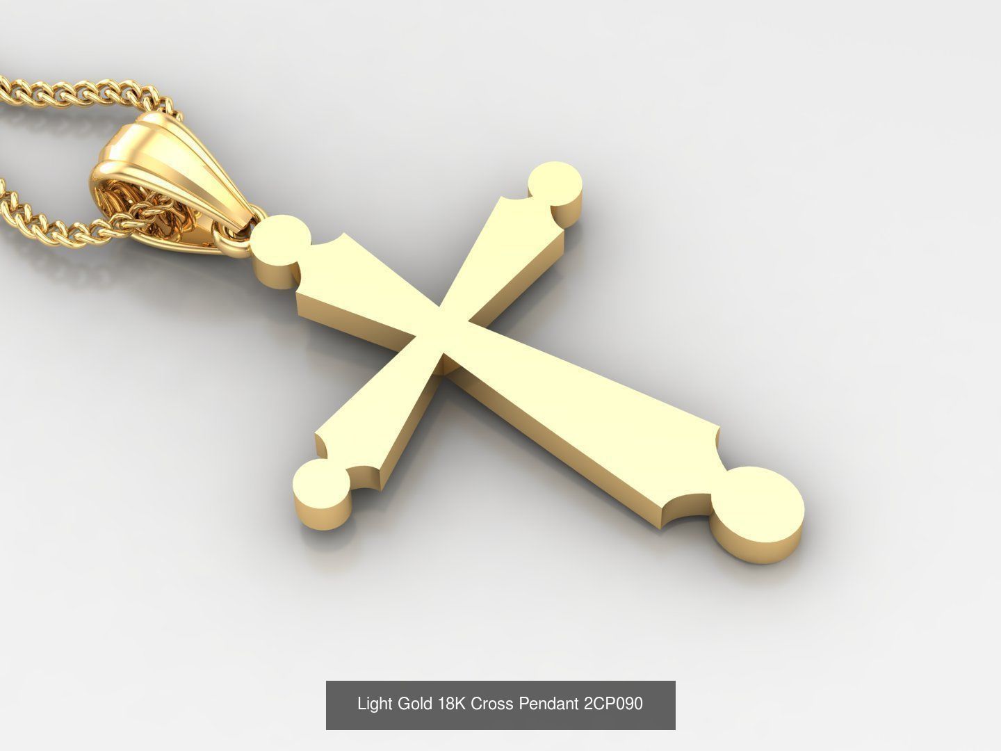 High Cross Pendant Jesus Christ Version 2 Bulk Sell Big Discount 3D Model Collection_16