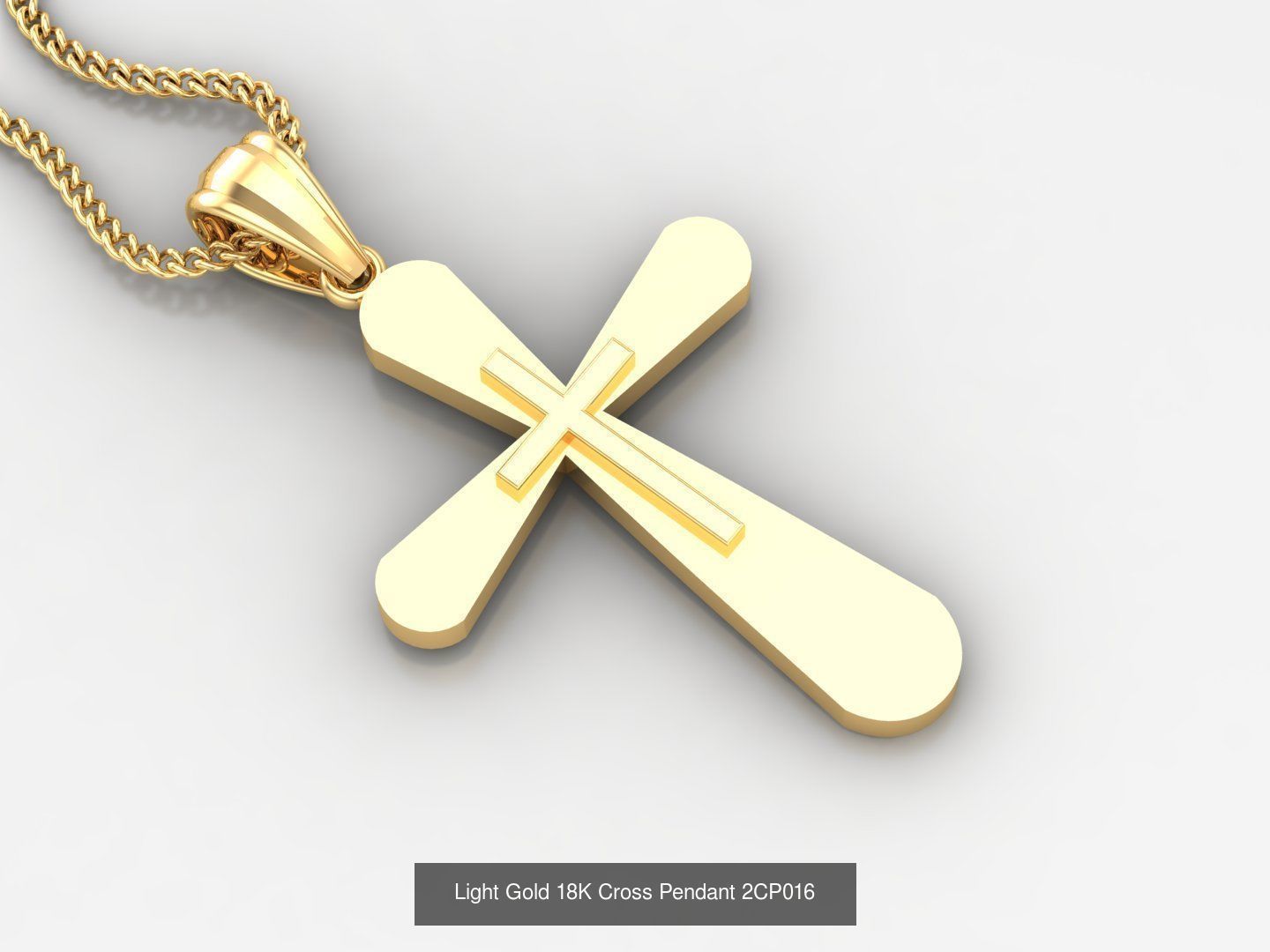 High Cross Pendant Jesus Christ Version 2 Bulk Sell Big Discount 3D Model Collection_102