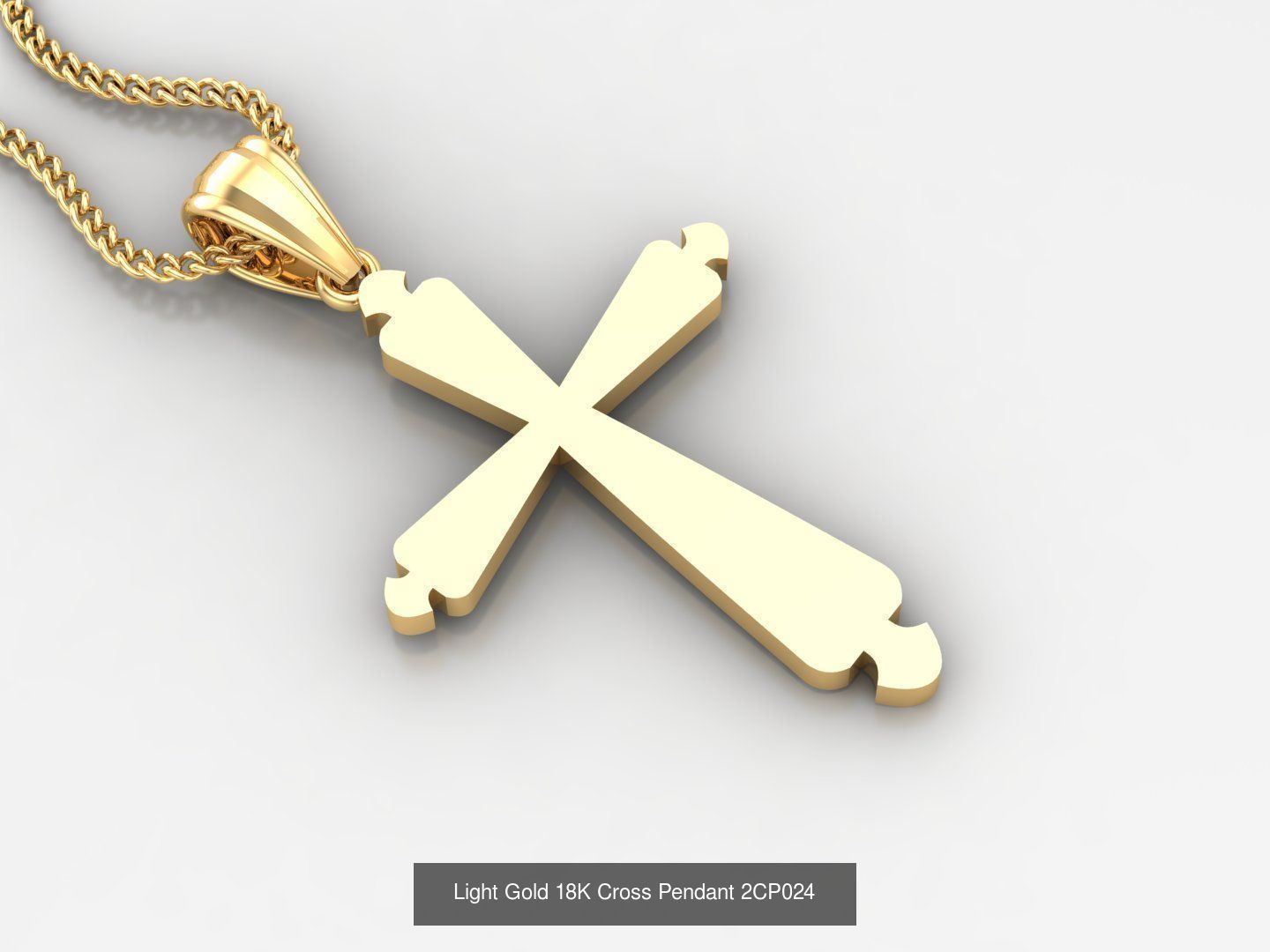 High Cross Pendant Jesus Christ Version 2 Bulk Sell Big Discount 3D Model Collection_82