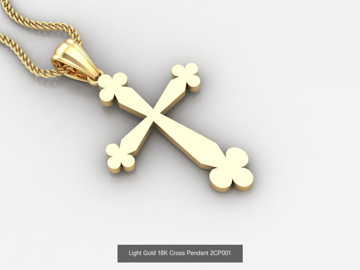 High Cross Pendant Jesus Christ Version 2 Bulk Sell Big Discount 3D Model Collection_99