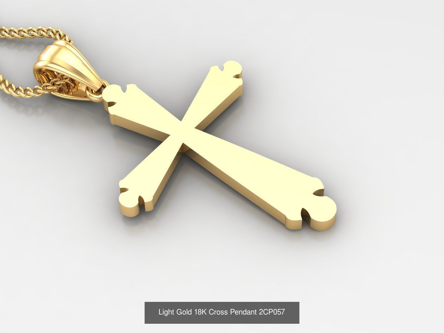 High Cross Pendant Jesus Christ Version 2 Bulk Sell Big Discount 3D Model Collection_49