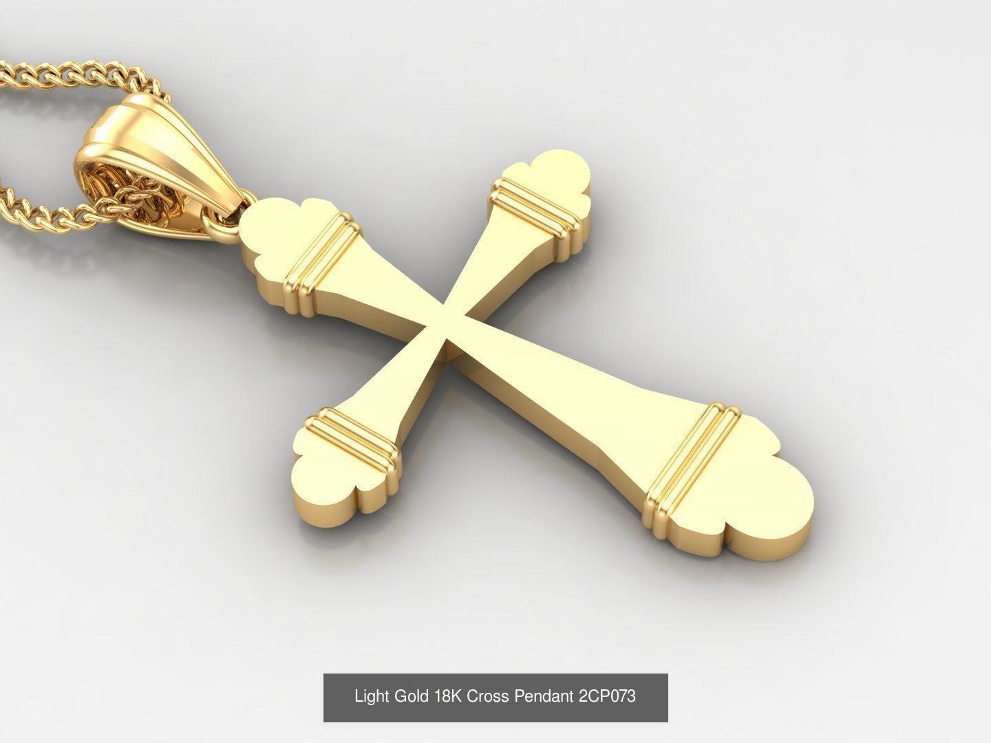 High Cross Pendant Jesus Christ Version 2 Bulk Sell Big Discount 3D Model Collection_33