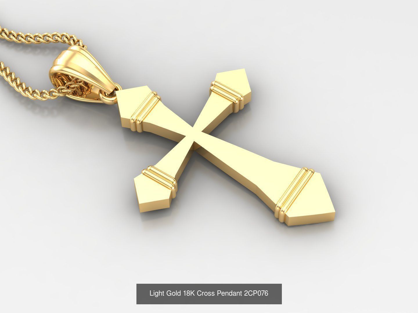 High Cross Pendant Jesus Christ Version 2 Bulk Sell Big Discount 3D Model Collection_30