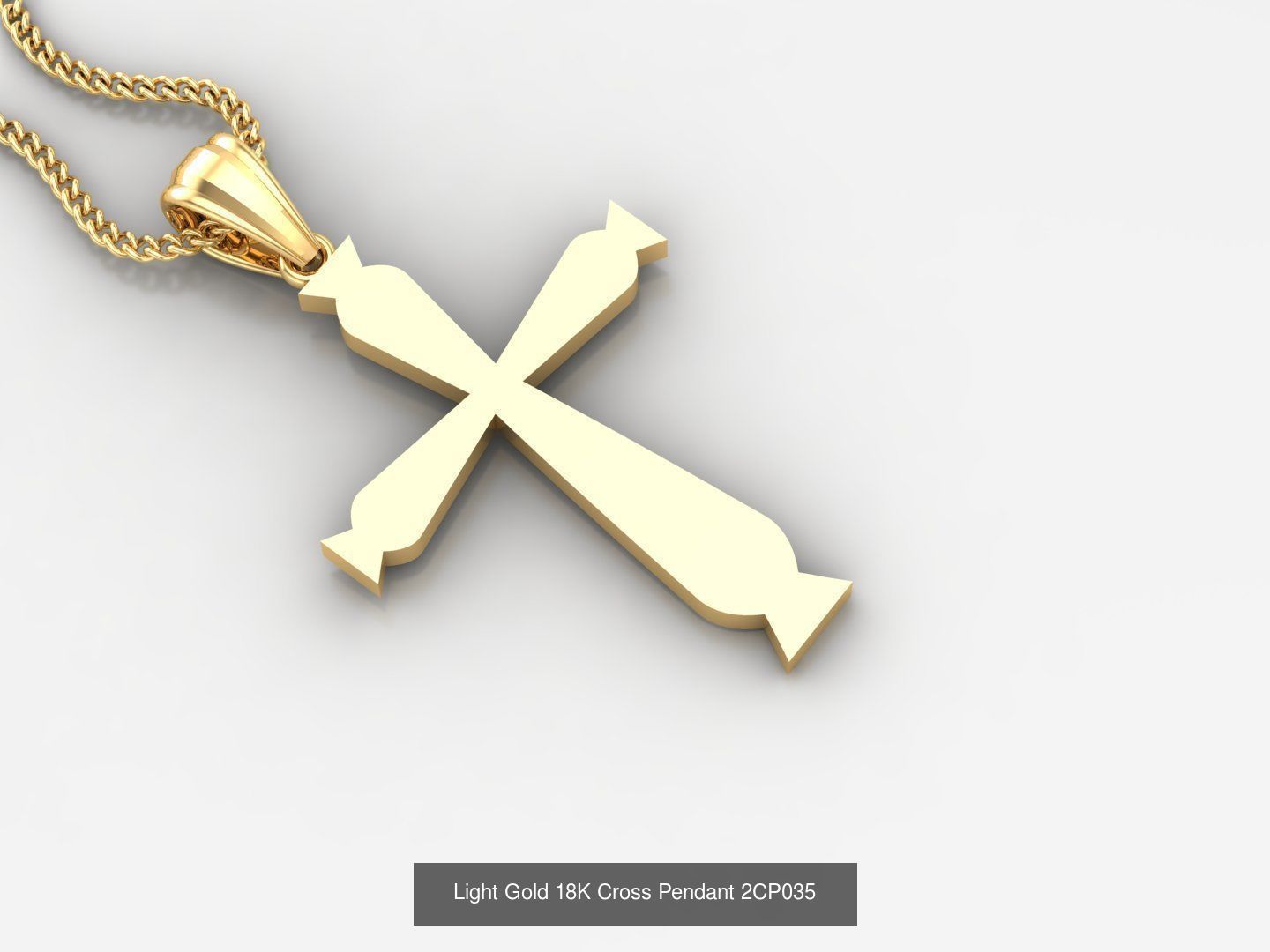 High Cross Pendant Jesus Christ Version 2 Bulk Sell Big Discount 3D Model Collection_71