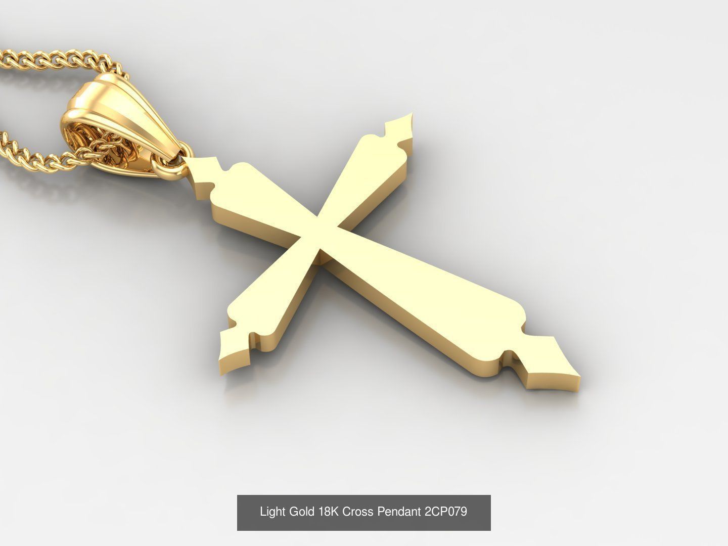 High Cross Pendant Jesus Christ Version 2 Bulk Sell Big Discount 3D Model Collection_27