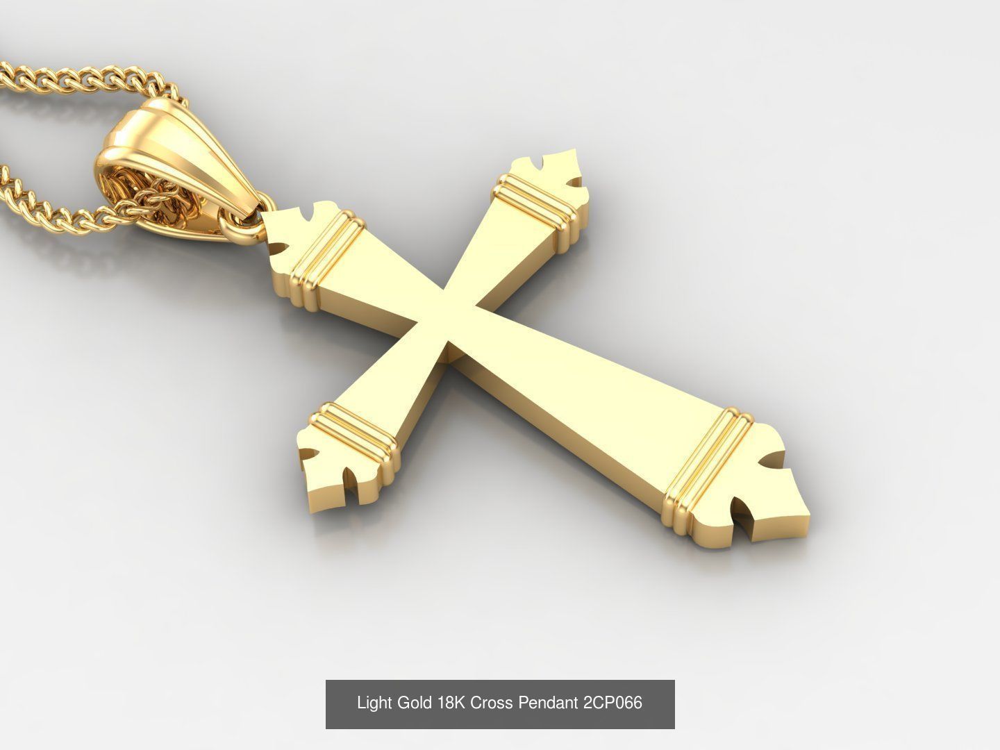 High Cross Pendant Jesus Christ Version 2 Bulk Sell Big Discount 3D Model Collection_40