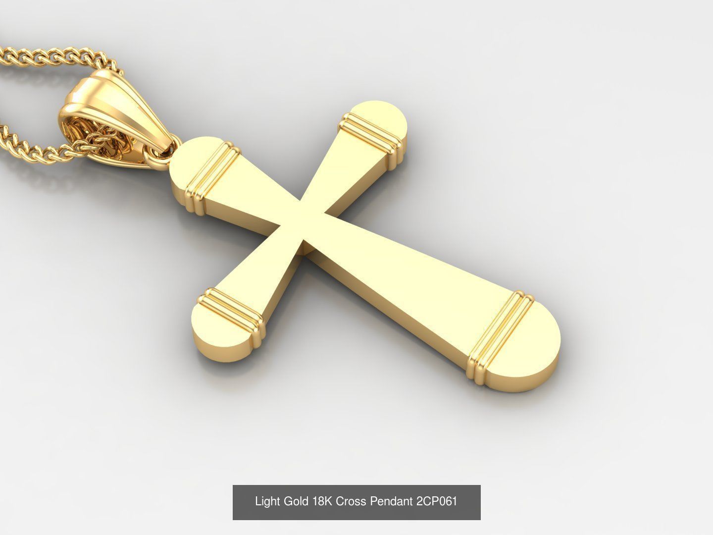 High Cross Pendant Jesus Christ Version 2 Bulk Sell Big Discount 3D Model Collection_45