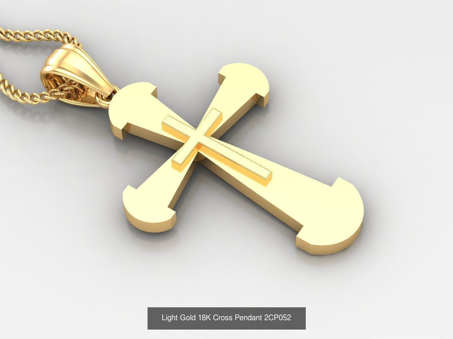 High Cross Pendant Jesus Christ Version 2 Bulk Sell Big Discount 3D Model Collection_54