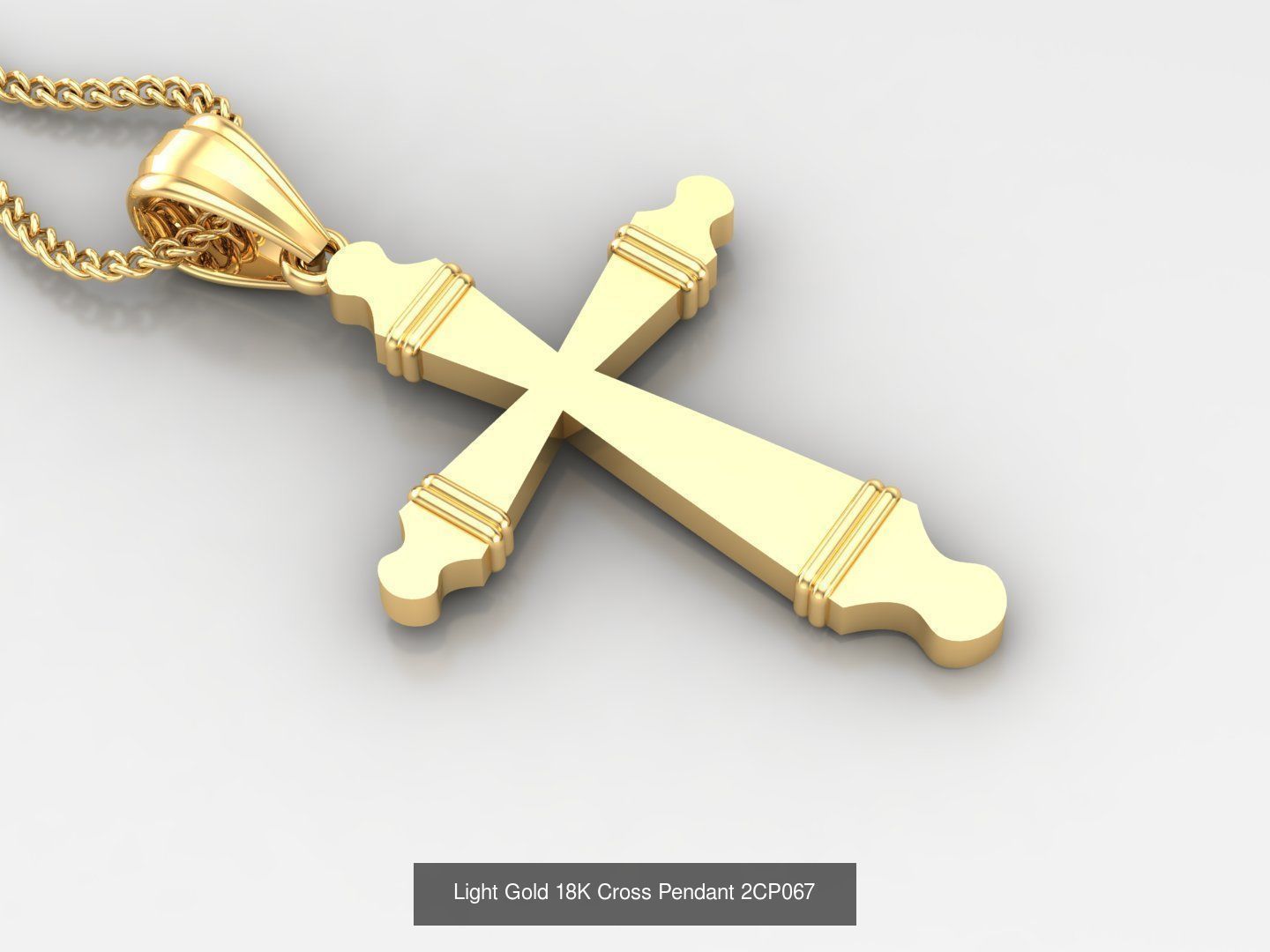 High Cross Pendant Jesus Christ Version 2 Bulk Sell Big Discount 3D Model Collection_39