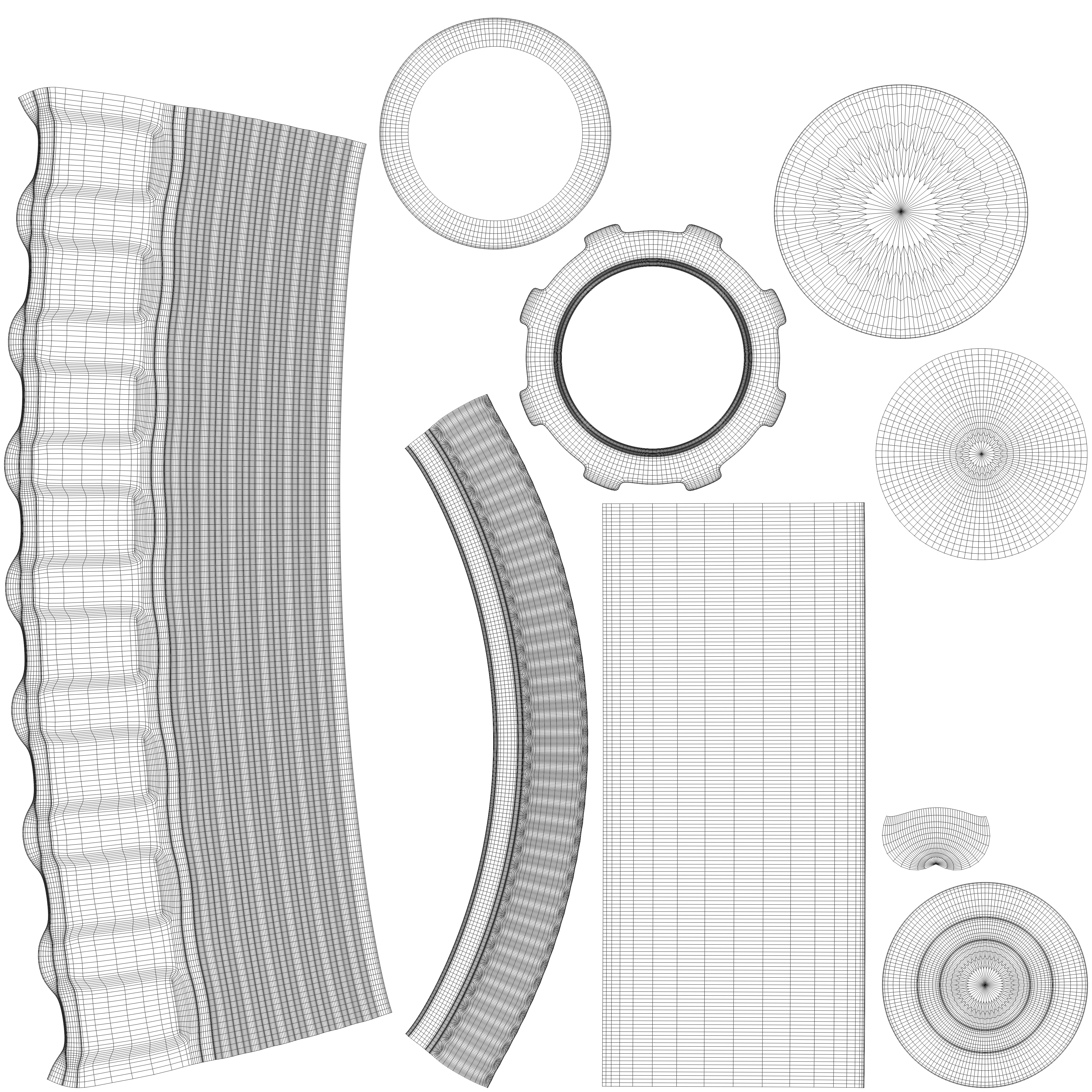 Underwater Flashlight 3D model_4